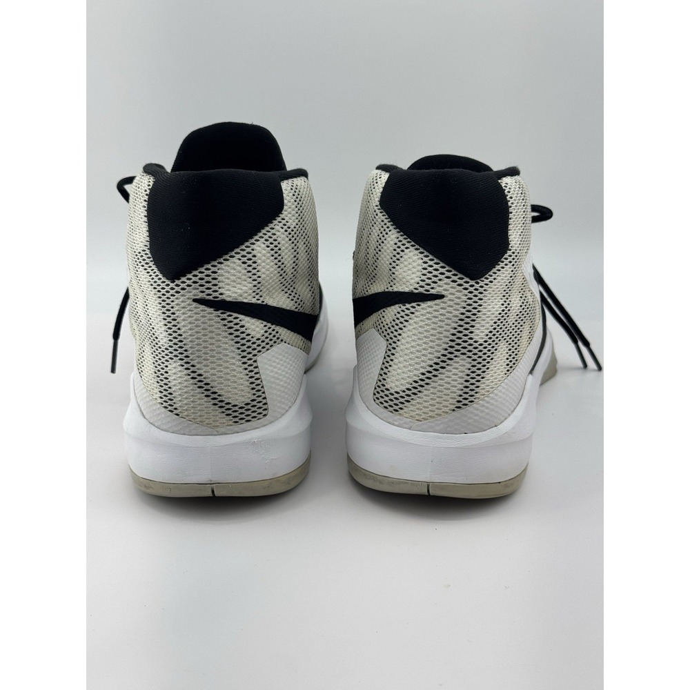 Men's Nike Zoom Devosion Basketball Shoes 844592-001 Size 11 Black White Silver - Picture 4 of 9